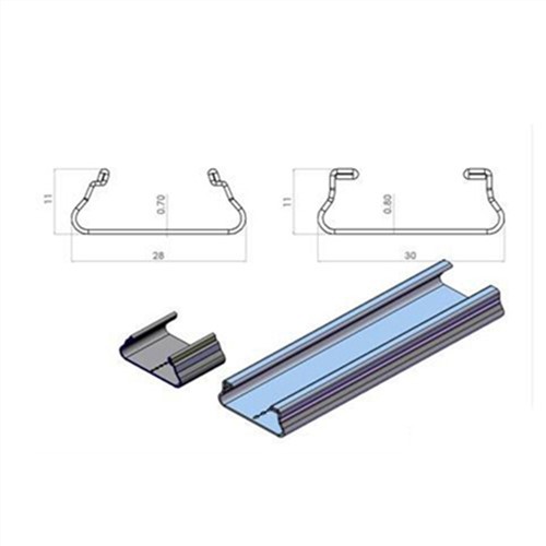 Tsev Cog Khoom Aluminium Profile Xauv Channel Connector